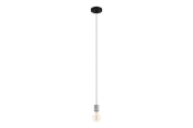 Lampen - EGLO Yorth Zwart Zilver - 43802