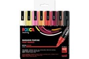 Hobby artikelen - POSCA marker sæt PC-5M 8 ass. Warm colors - 401644