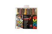 Hobby artikelen - POSCA marker sæt PC-5M 8 ass. DEEP colors - 401615