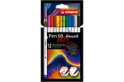Hobby artikelen - STABILO Pen 68 ARTY carton pack of 12 brush pens - 204029