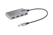 USB hub - StarTech.com 5G4AB-USB-A-HUB USB hub - 4 - Grijs - 5G4AB-USB-A-HUB