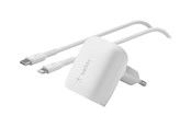 Mobiel - Adapters & Opladers - Belkin BOOST CHARGE Stroom AV / multimedia paneel - 24 pin USB-C - 20 Watt - WCA006VF1MWH-B5