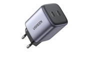 Mobiel - Adapters & Opladers - UGREEN Nexode GaN 45W Dual USB-C PD Charger - Space Gray - 90573