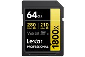 Geheugenkaart - Lexar Professional Goud Series - flash Geheugenkaart - 256 GB - SDXC UHS-II - LSD1800064G-BNNNG