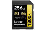 Geheugenkaart - Lexar Professional Goud Series - flash Geheugenkaart - 256 GB - SDXC UHS-II - LSD1800256G-BNNNG