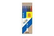 Schrijf- en tekengerei - Pilot Pen Pilot FriXion - refill - black red blue (pack of 6) - BLS-FR7-S6-1