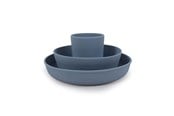Babyspullen - Filibabba Silicone dinner set - Powder Blauw - FI-SI015