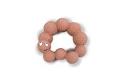 Speelgoed voor baby's - Filibabba Teether - Lily the larva Perzik - FI-PT040