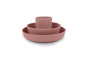 Babyspullen - Filibabba Silicone dinner set - Rose - FI-02253