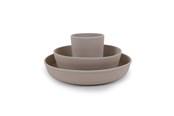 Babyspullen - Filibabba Silicone dinner set - Warm Grijs - FI-02251