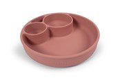Babyspullen - Filibabba Silicone divided plate - Roze - FI-02277