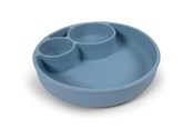 Babyspullen - Filibabba Silicone divided plate - Powder Blue - FI-02291