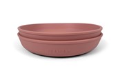 Babyspullen - Filibabba Silicone plate 2-pack Rose - FI-02271