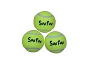 Voetbal en balspellen - Happy Summer Lente Zomer Tennisbal 3-Pack - 301070