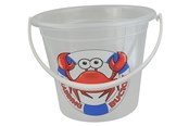 Spelen met water - Happy Summer SPRING SUMMER Crab bucket XL 8.5L - H: 23.5cm - 301909