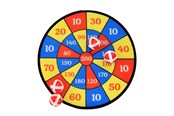 Buiten spelen - Happy Summer Velcro Dart Game - 302115