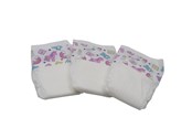 Pop, teddybeer en materiaal - Happy Friend Diapers 3-pack 25-35cm Dolls - 504313