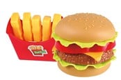 Speelkeuken en apparatuur - Junior Home Burger set: Hamburgermenu - 505100