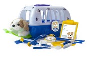 Pop, teddybeer en materiaal - Junior Home Pet Vet Play Set - 505133