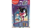 Schrijf- en tekengerei - Maped Pencil case dobbel Pirates with content 34 items - 967434
