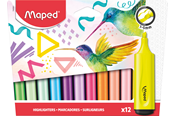 Schrijf- en tekengerei - Maped Fluopeps Highlighters set 12 ass. - 740901