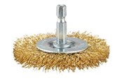 Gereedschap - Makita 63MM Messing COATED WIRE WHEEL BRUSH - D-73673