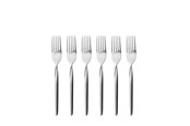 Keukengerei - Gense Cake fork Twist 16 cm 6 pieces Glossy steel - 20591