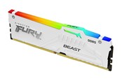 RAM - Kingston FURY Beast RGB DDR5-5600 - 32GB - CL36 - Single Channel (1 pcs) - AMD EXPO & Intel XMP - Wit met RGB - KF556C36BWEA-32