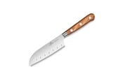 Keukengerei - Lion Sabatier Santoku knife Ideal Provence 13 cm Steel/Olivewood - 20791