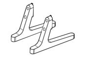 Muurbevestigingen, AV-bevestigingen & AV-meubels - LG ST-653T - stand - for LCD display - Max - recommended for 65" - ST-653.AL