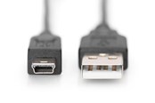 USB-kabel - DIGITUS USB 2.0 Type-A to Type-B - 1.8m - AK-300130-018-S