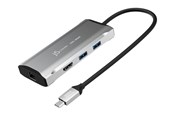 Docking station - j5create 6-in-1 USB-C Travel Dock (with Ethernet and 100W PD) - JCD392-N