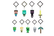 Merchandise - Paladone - Minecraft Backpack Buddies (Assorted) - Sleutelhanger - PP10844MCF
