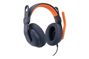 Headphones/Headsets - Logitech Zone Learn Wired Over-Ear Headset for Learners USB-C - headphones with mic - replacement - 981-001383