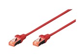 Netwerk - kabel - DIGITUS Professional patch cable - 3 m - red RAL 3020 - 3m - DK-1644-030/R