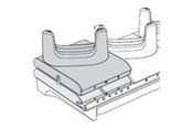 Systeemaccessoires - Zebra handheld cradle cup replacement kit - CRDCUP-NGTC7-05