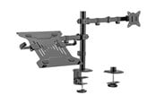 Monitorbevestiging - Gembird Monitor Arm & Notebook Tray - 1 x monitor 17"-32" & 1 x notebook 15.6" - MA-DA-03