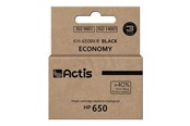 Inkt, toner en verbruiksartikelen - Actis standard KH-650BKR - black - remanufactured - ink cartridge (alternative for: HP 650 HP CZ101AE) - KH-650BKR