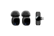 Mobiel - Overige accessoires - Lippa Dual Wireless Wind Protected Microphone With USB-C Connector - LPR82-C