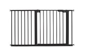 Babyspullen - BabyDan Premier Safety Gate Extra Wide Black 126-132.2 cm *DEMO* - 500918
