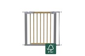 Babyspullen - BabyDan Avantgarde Safety Gate with 1 Extension Silver 77.5-84.4 cm - 501063