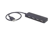 USB hub - Gembird UHB-U2P4-06 - hub - 4 ports USB hub - 4 - Zwart - UHB-U2P4-06