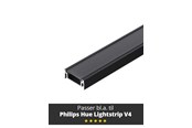 Smart Home - Light Solutions Aluminiumsprofil - Model S til Philips Hue og WiZ - Sort - 5714255008067