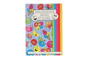 Creatief spelen - LG-Imports Coloring Book with Sticker Sheet Smile Face - 6870