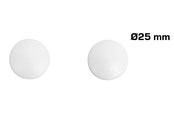 Deurbeugels en scharnieren - Home>it wooden knob Ø25 mm white oak 2 pcs - 12807