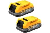 Accu & Oplader - Dewalt DCBP034E2-XJ Powerstack 2x 18V 1.7Ah Batter - DCBP034E2-XJ