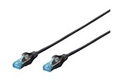 Netwerk - kabel - DIGITUS CAT 5e SF-UTP Patch Cord - 50cm - Zwart - 0.5m - DK-1532-005/BL