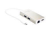 Docking station - j5create USB-C Multi-Adapter (with Ethernet and 60W PD) - JCA374-N