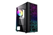 Case - Gembird Fornax 2500 - mid tower - ATX - Case - Tower - Zwart - CCC-FC-2500