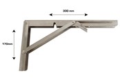 Deurbeugels en scharnieren - Home>it Foldable Shelf Bracket 300 x 170 mm - 16940